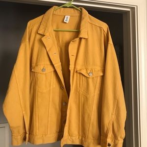 Mustard Yellow denim Jacket!